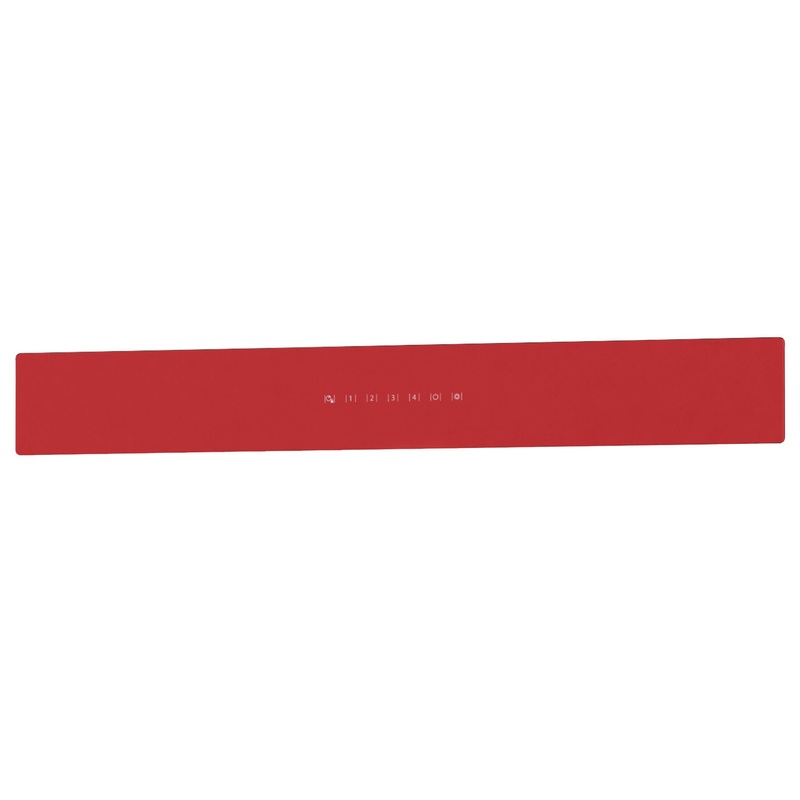 Best Range Hoods SV09955RD Wcb3 30” Front Glass Panel Red