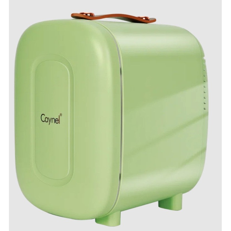 Caynel 5L Portable Retro Mini Fridge 6-can Mini Refrigerator