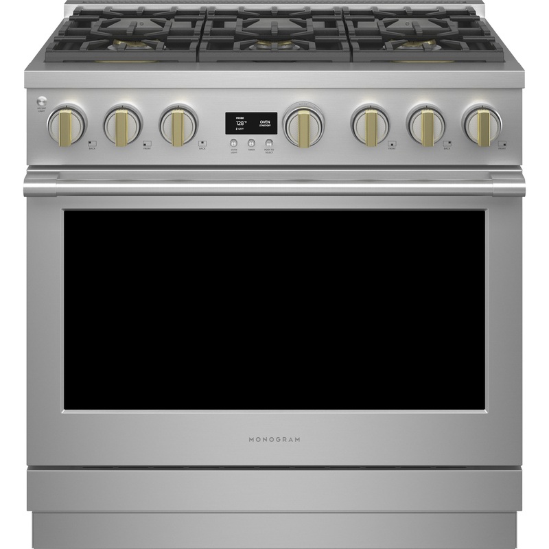 Monogram ZGP366NTSS Monogram 36″ All Gas Professional Range With 6 Burners (Natural Gas)