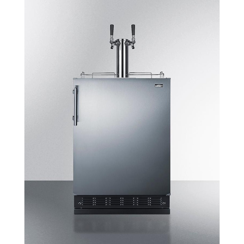 Summit SBC7BRSWK2 24″ Wide Wine Kegerator