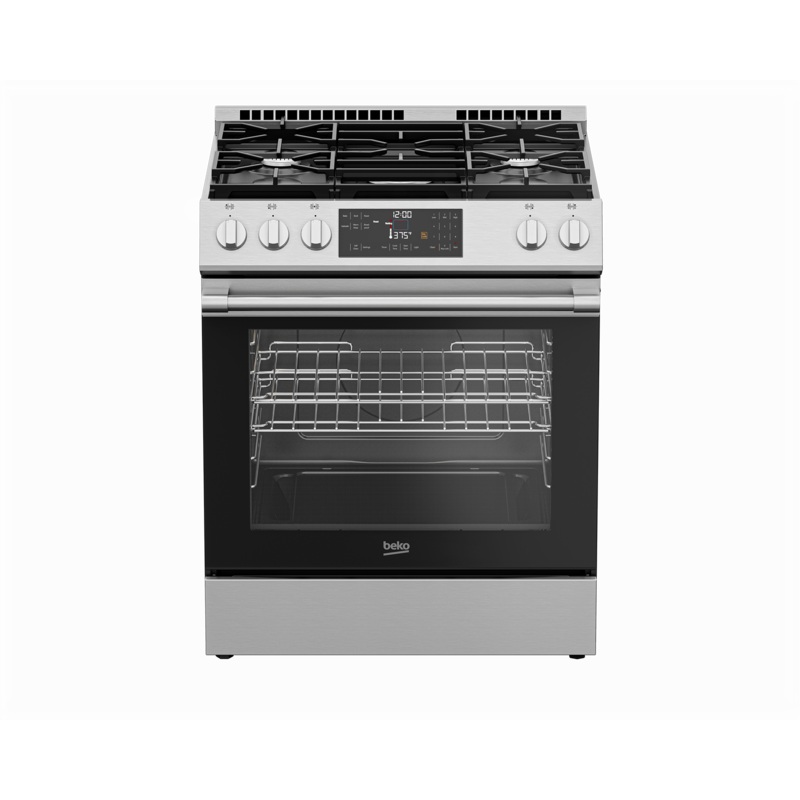 Beko SLGR30523SS 30″ Slide-In Range