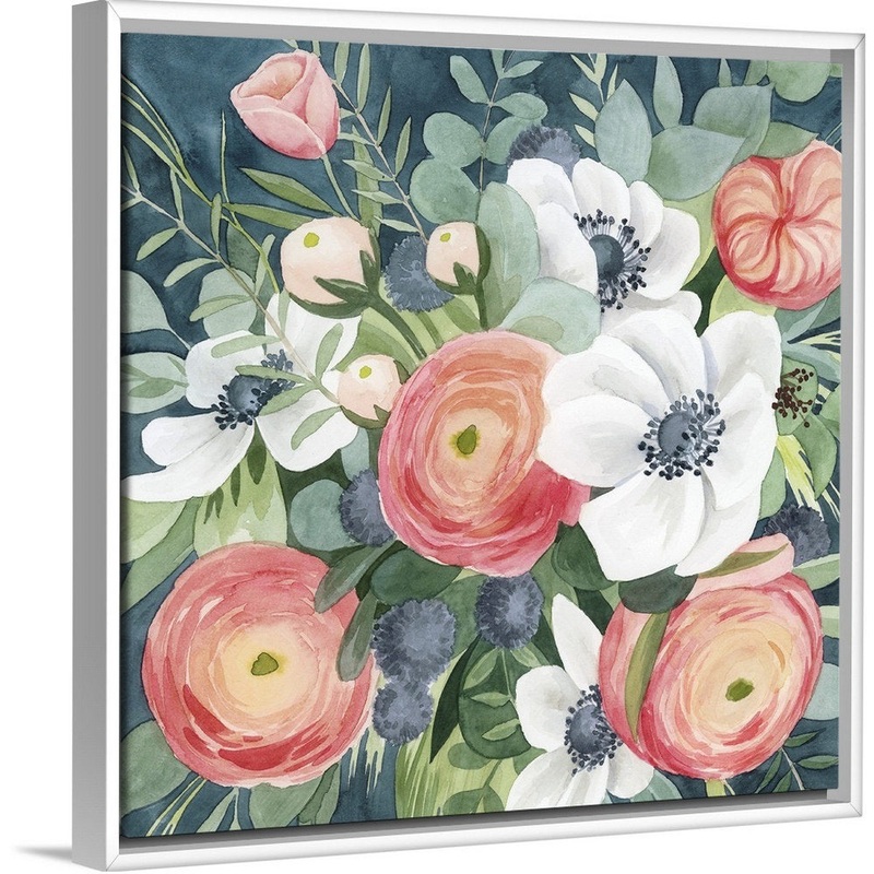 Bewitching Bouquet I by Grace Popp – Painting Print Winston Porter Size: 31.7″ H x 31.7″ W x 1.75″ D Format: White Floater Framed