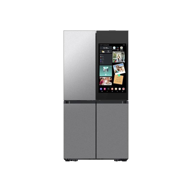 Samsung RF23DB9900QD Bespoke 23 cu. ft. Counter Depth 4-Door Flex Refrigerator with AI Family Hub+ & AI Vision Inside in Stainless Steel