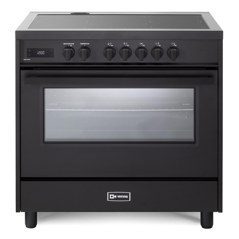 Verona VMFSIE365EE Verona Ult Midnight 36″ Induction Range – Full Black