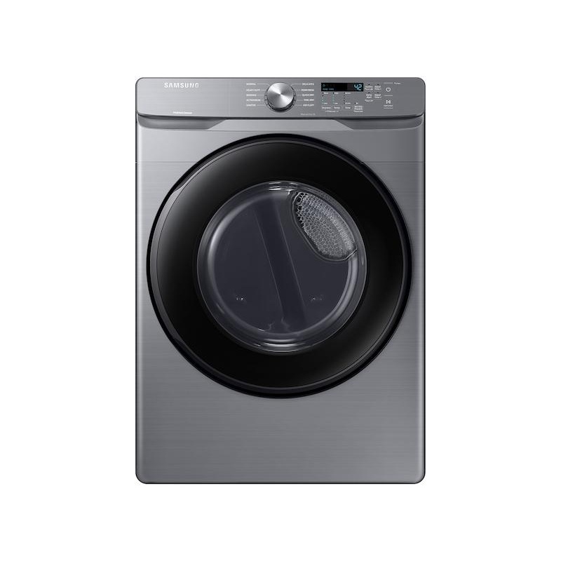 7.5 cu. ft. Front Load Gas Dryer with Sensor Dry in Platinum
