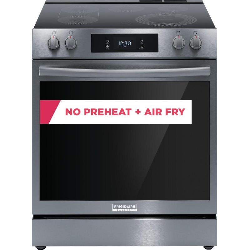 Frigidaire GCFE3060BD Frigidaire Gallery 30″ Front Control Electric Range With Total Convection