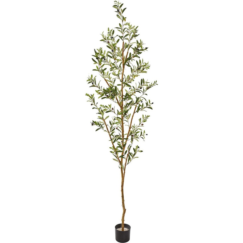 77″ Artificial Olive Tree in Planter Birch Lane