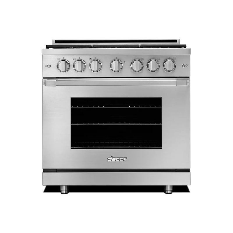 Dacor HGPR36SNG 36″ Stainless Steel Pro Gas Range