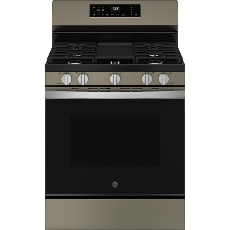 GGF600AVES GE 30″ Free-Standing Gas Convection Range with No Preheat Air Fry and EasyWash Oven Tray