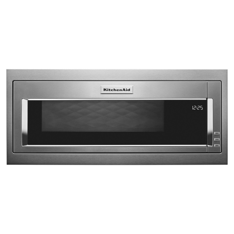 Kitchenaid KMBT5011KSS 1000 Watt Built-In Low Profile Microwave With Slim Trim Kit – Stainless Steel