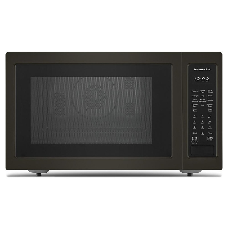 Kitchenaid KMCC5015GBS 21 3/4″ Countertop Convection Microwave Oven with PrintShield Finish – 1000 Watt