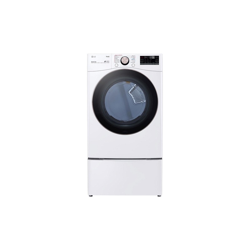 Lg DLGX4001W 7.4 cu. ft. Large Capacity Front Load Gas Dryer – White