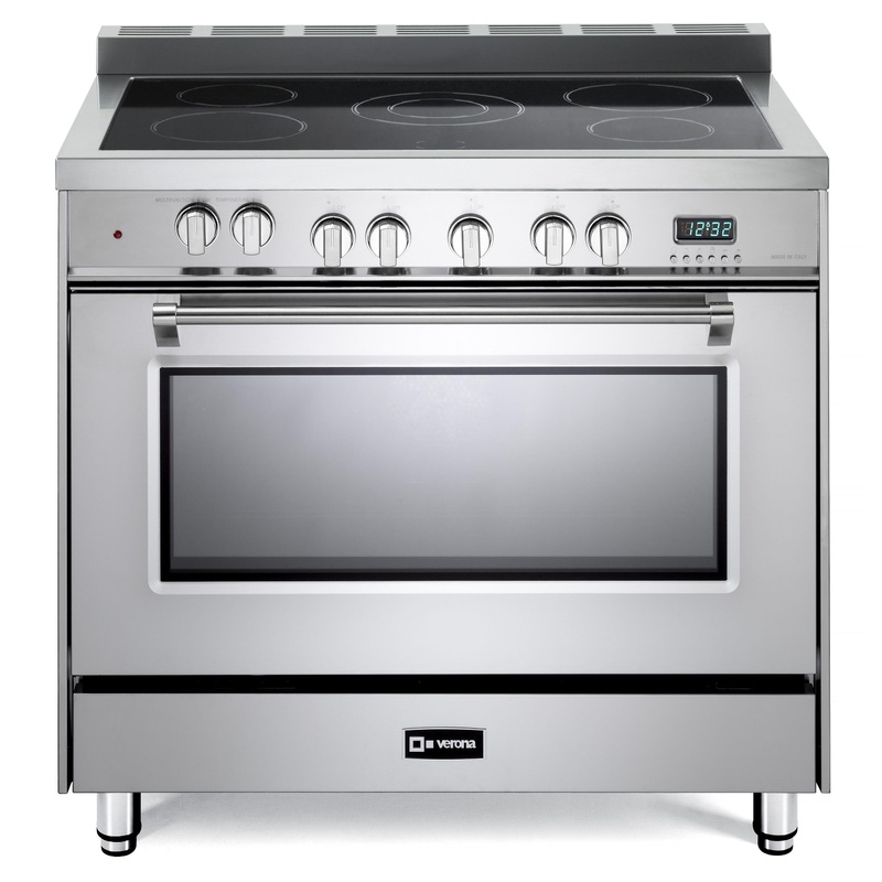 Verona VPFSEE365SS Prestige 36″ Electric Glass Top Range – Stainless Steel