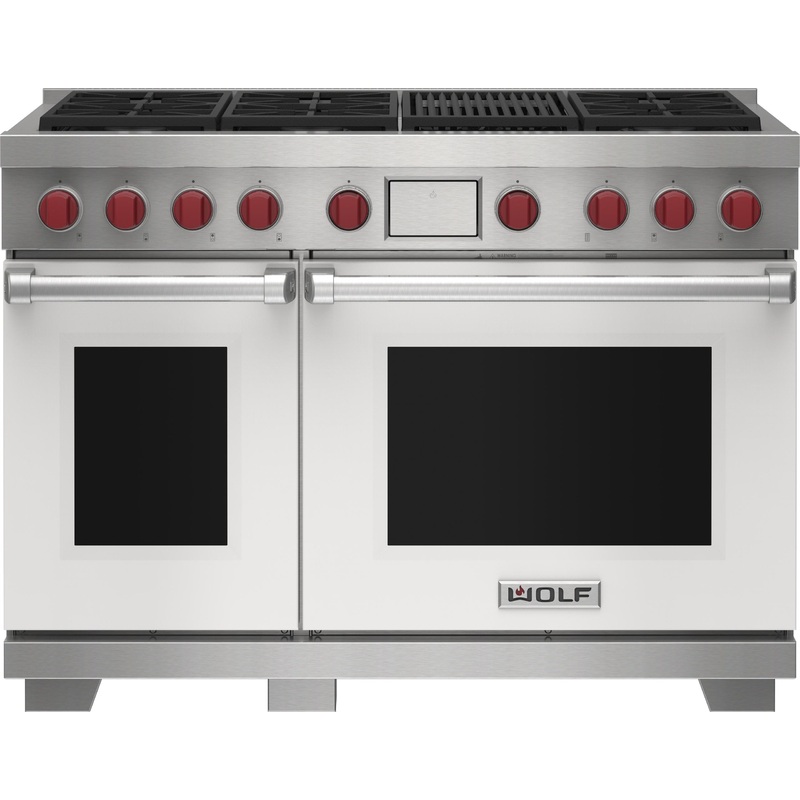 Wolf DF48650CWHPLP 48″ Dual Fuel Range – 6 Burners And Infrared Charbroiler