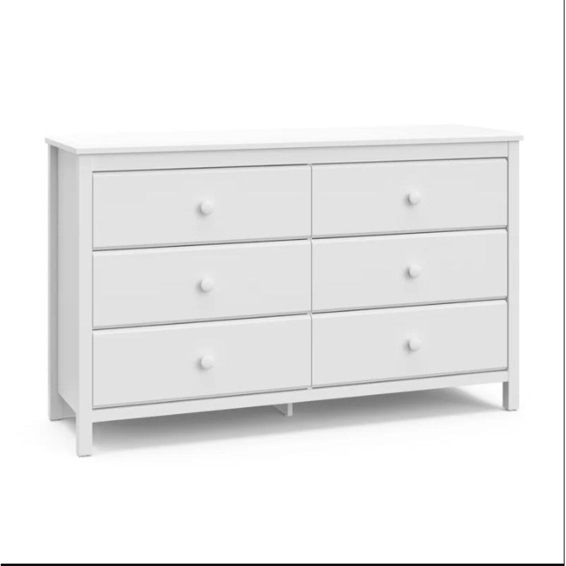 Alpine 6 Drawer Double Dresser