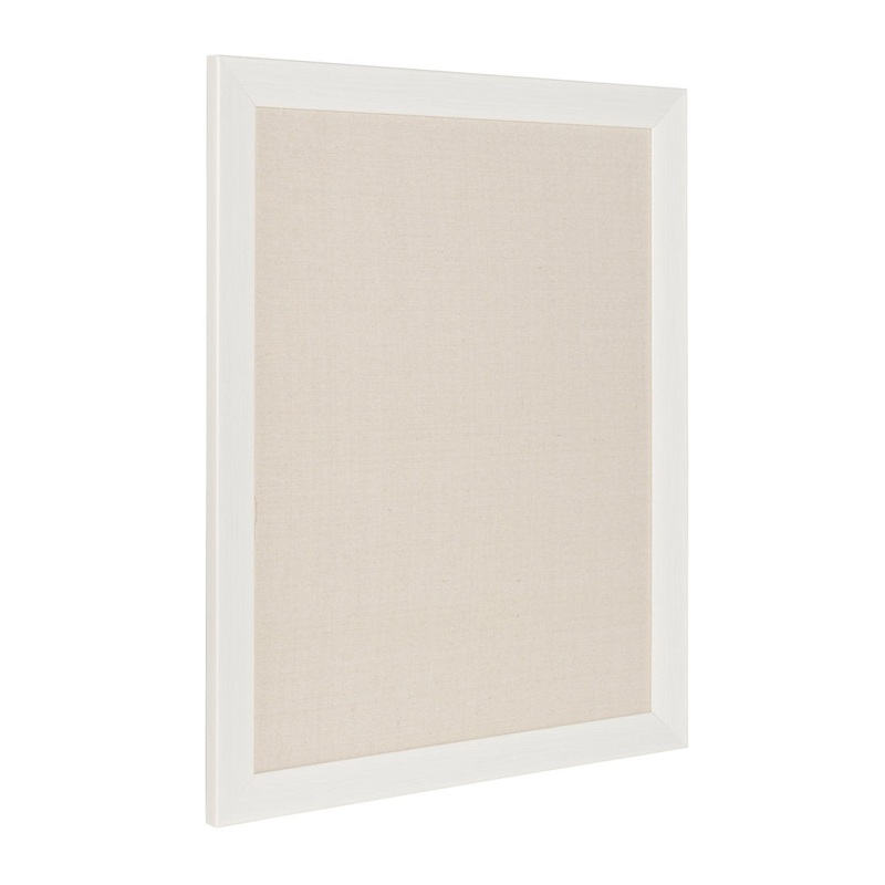 Brucie Framed Wall Mounted Corkboard/Bulletin Board Union Rustic Color: White Size: 29″ H x 23″ W x 1″ D
