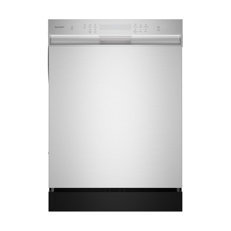 Sharp SDW6506JS 24 In. Slide-In Stainless Steel Hybrid 49 Db Dishwasher