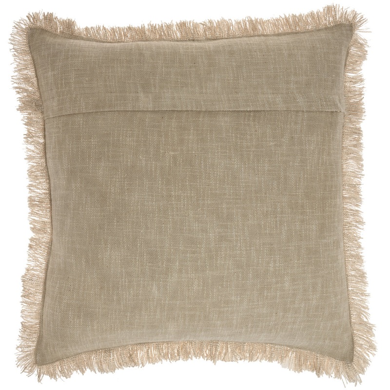 Square Cotton Pillow Cover & Insert Nicole Curtis Color: Taupe