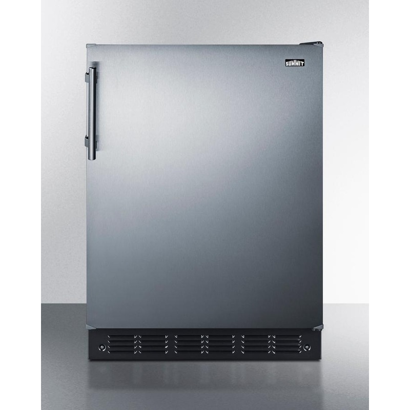 Summit FF708BLSSADA 24″ Wide All-Refrigerator, Ada Compliant
