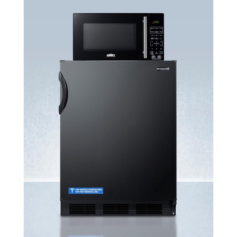 Summit MRF66BKA Microwave/refrigerator-freezer Combination With Allocator