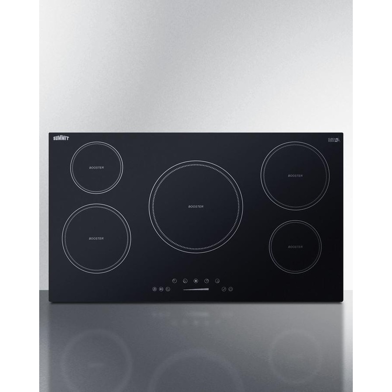 Summit SINC5B36B 36″ Wide 208-240v 5-zone Induction Cooktop