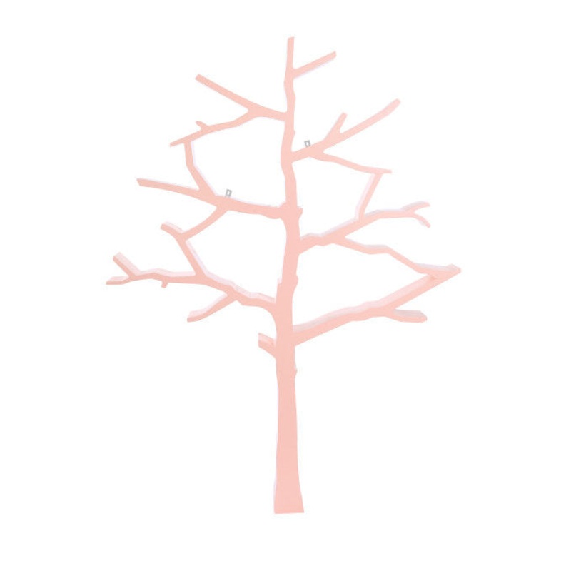 Tree 63″ Bookcase Nursery Works Color: Blush Pink