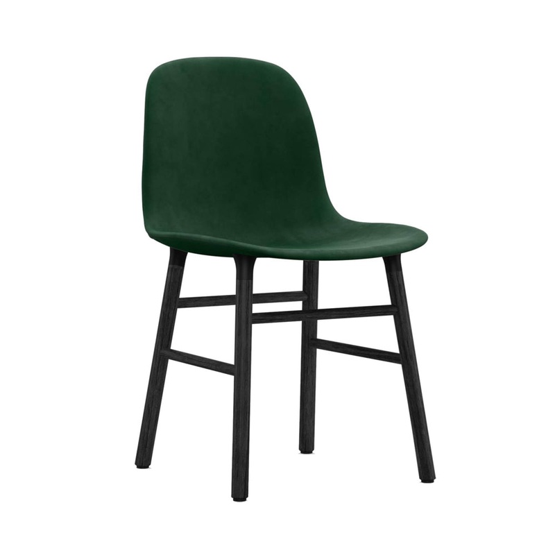 Form Wood Base Chair Upholstered