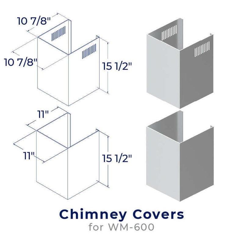 Hauslane CHK004 Chimney Cover Kit – Chk004 (Wm-600) Range Hood Accessories