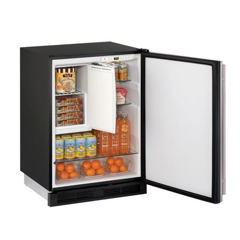 U-Line U1224RFS00B 1224rf 24″ Refrigerator/freezer With Stainless Solid Finish (115 V/60 Hz Volts /60 Hz Hz)