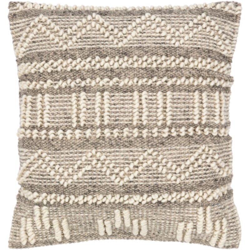 Cozy Cotton & Wool Lumbar Pillow