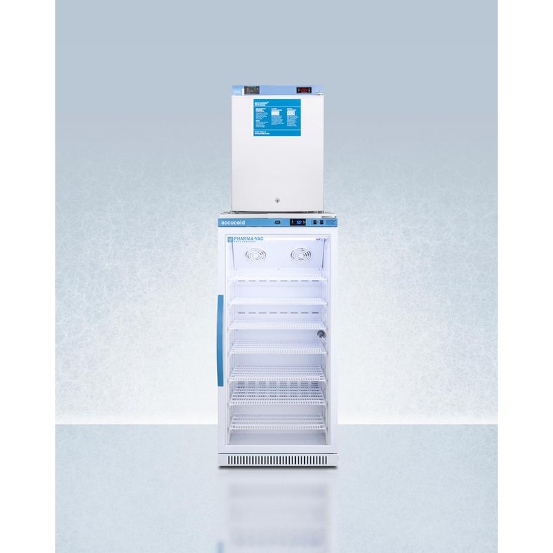 Summit ARG8PVFS30LSTACKMED2 24″ Wide All-refrigerator/all-freezer Combination