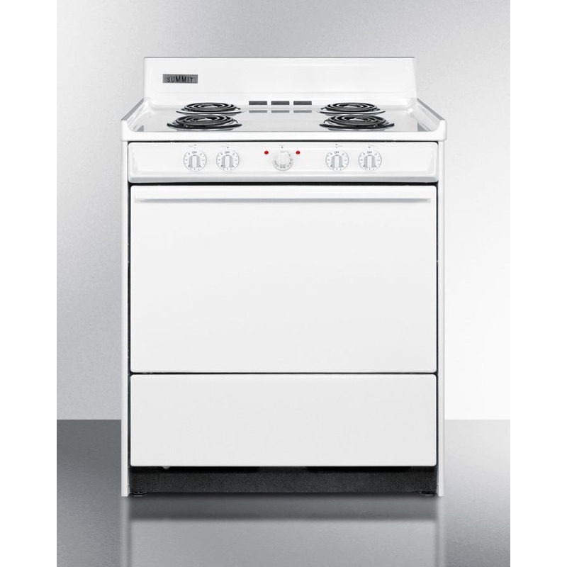 Summit WEM210 30″ Wide Electric Coil Top Range