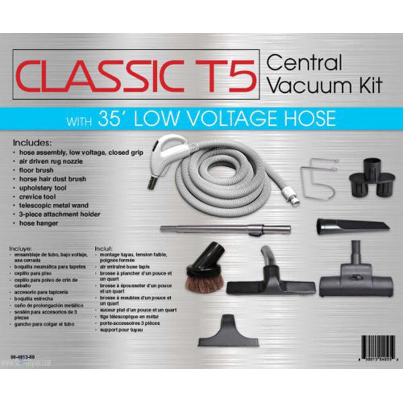 Titan Classic T5 Central Vacuum Kit 35ft Low Voltage