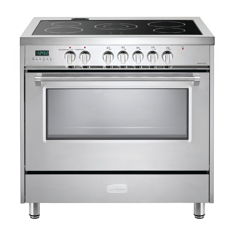 Verona VDFSEE365SS Designer 36″ Electric Glass Top Range – Stainless Steel