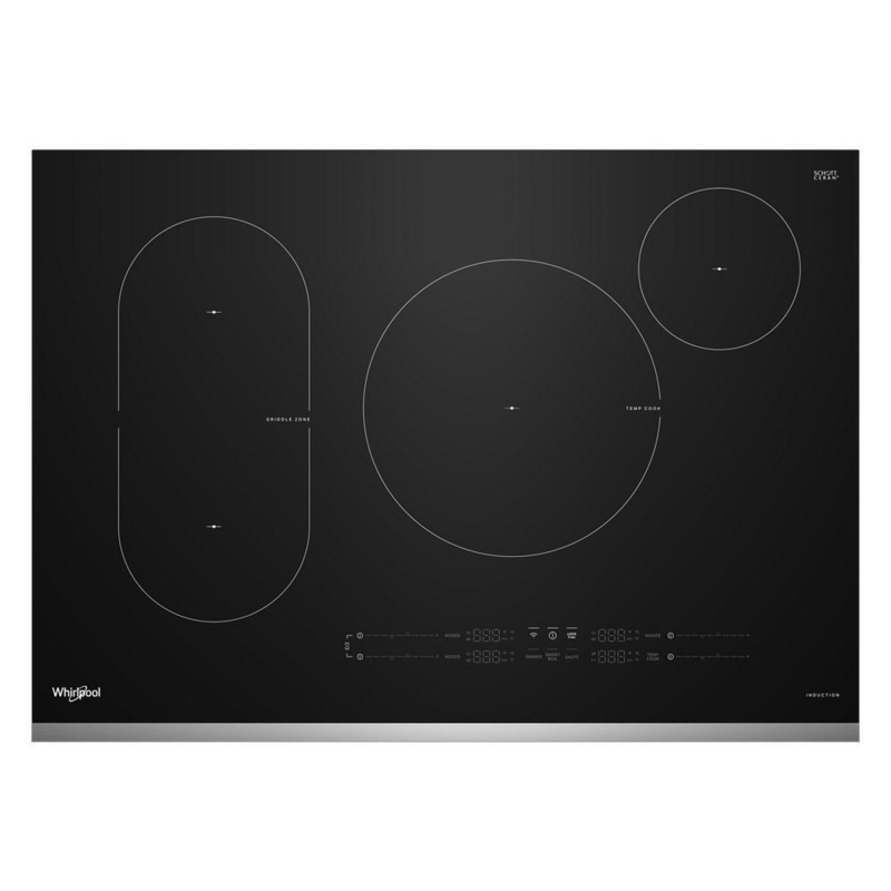 Whirlpool WCIT7030SS 30″ Intelligent Induction Cooktop With Temp Cook Technology