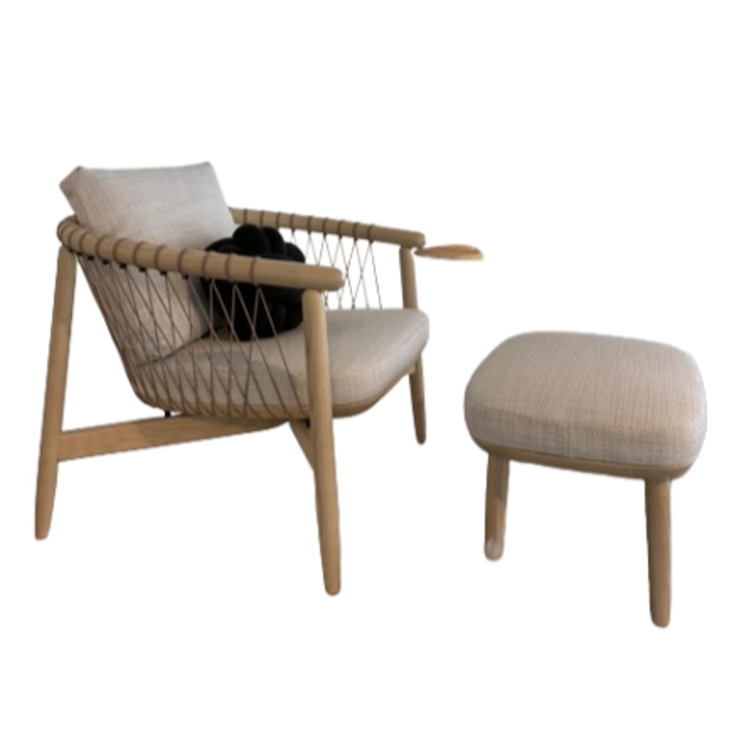 CROSSHATCH CHAIR & OTTOMAN *** FLOOR SAMPLE ***