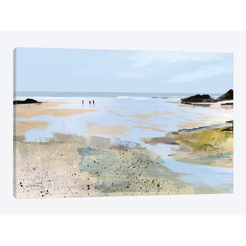 Sea View’ Graphic Art Print East Urban Home Size: 12″ H x 18″ W x 1.5″ D Format: Wrapped Canvas