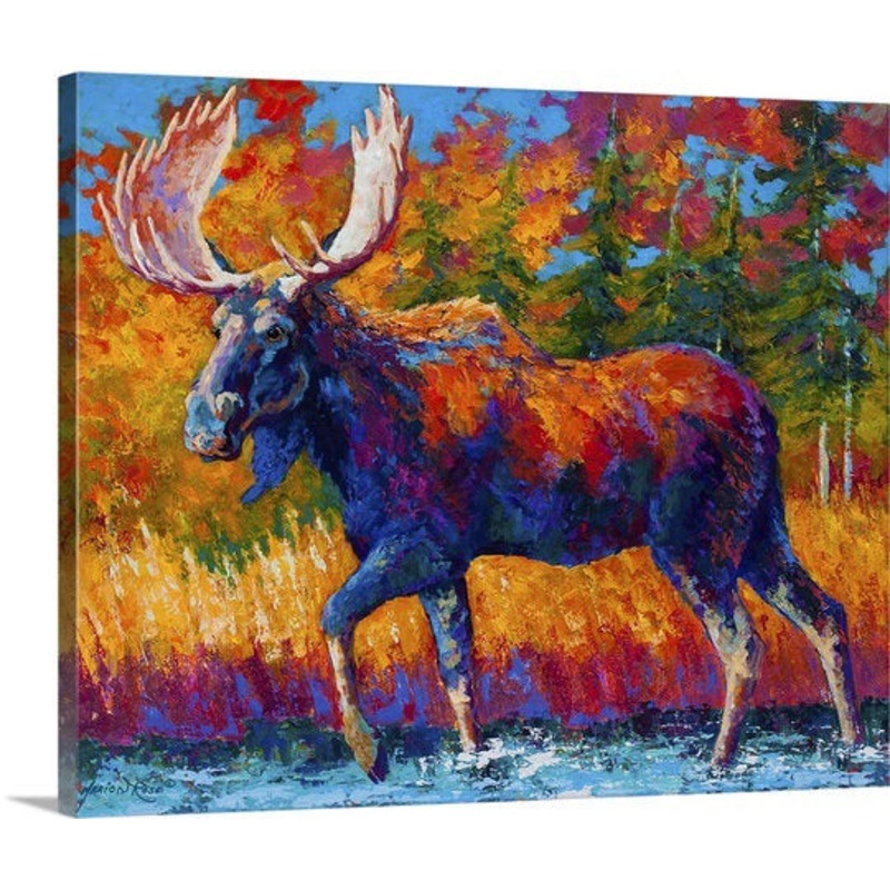 Siya Close Range by Marion Rose Painting Print on Wrapped Canvas Millwood Pines Size: 38″ H x 48″ W x 1.5″ D
