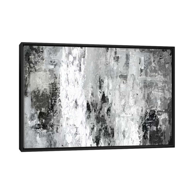 Black And White Abstract IV by PI Studio – Wrapped Canvas Print The Twillery Co. Size: 16″ H x 24″ W x 1″ D Format: Black Framed