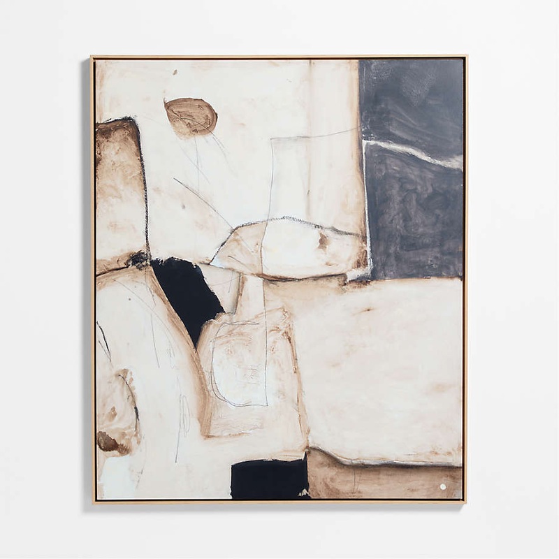 “Mineral” by Joe Turner 51.75″x61.75″ Framed Wall Art Print