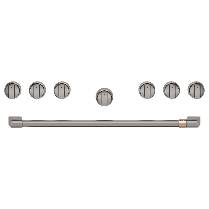 Cafe CXPR6HKPTBT CAF(EBACK) 36″ Brushed Black Handle & Knob Set for Pro Range and Rangetop