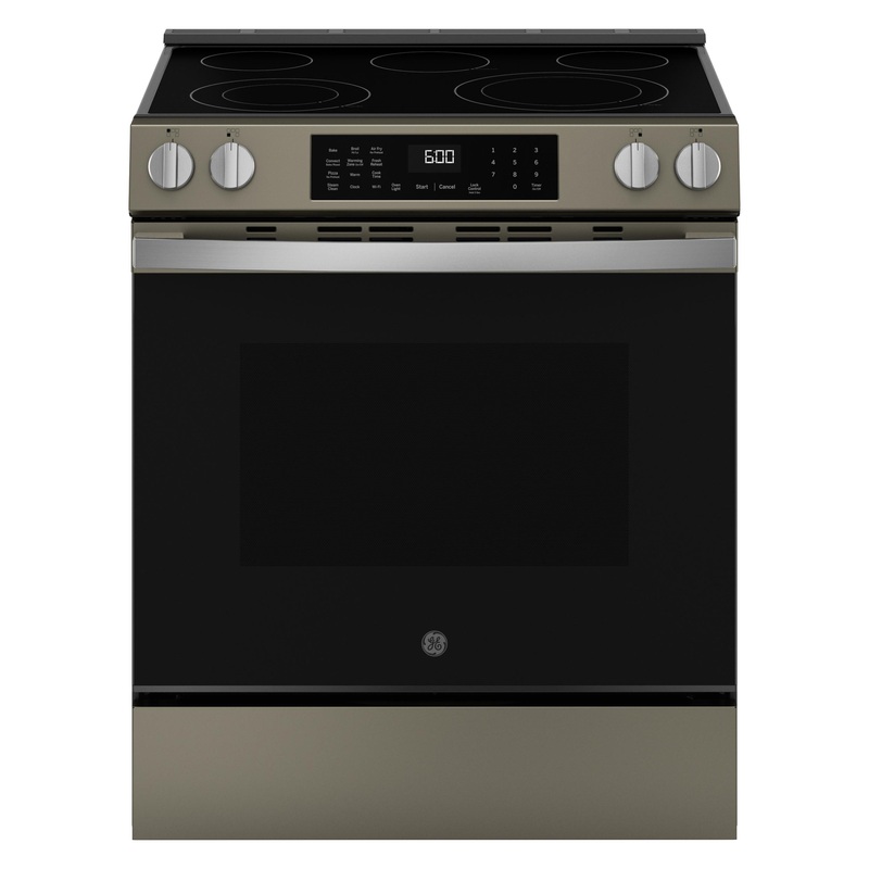 Ge Appliances GRS600AVES Ge 30″ Slide-In Electric Convection Range With No Preheat Air Fry And Easywash Oven Tray