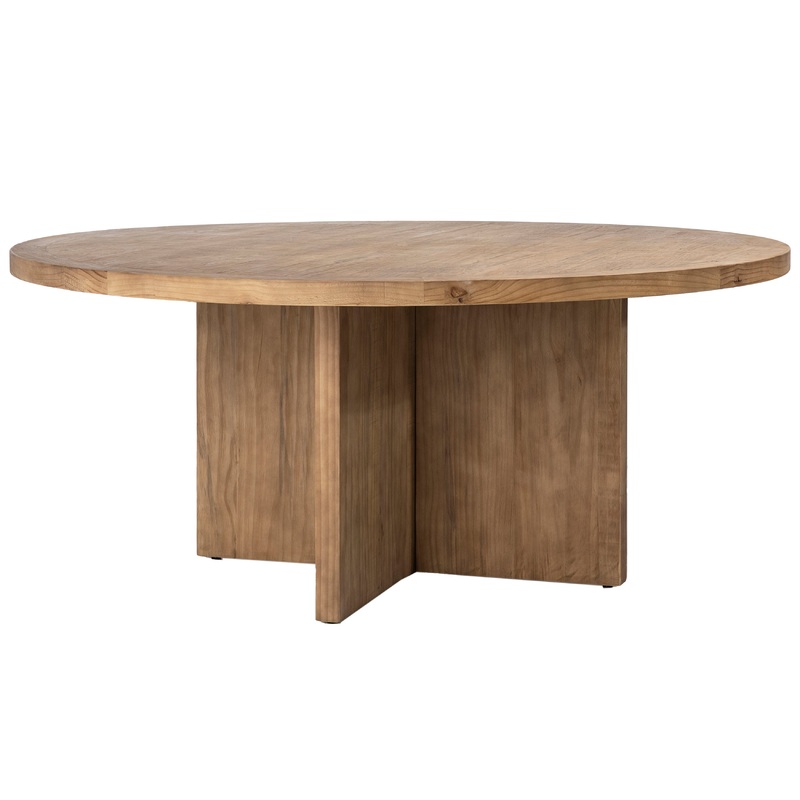 Nature’s Timeless Gathering Essence – Rustic Solid Wood Dining Table