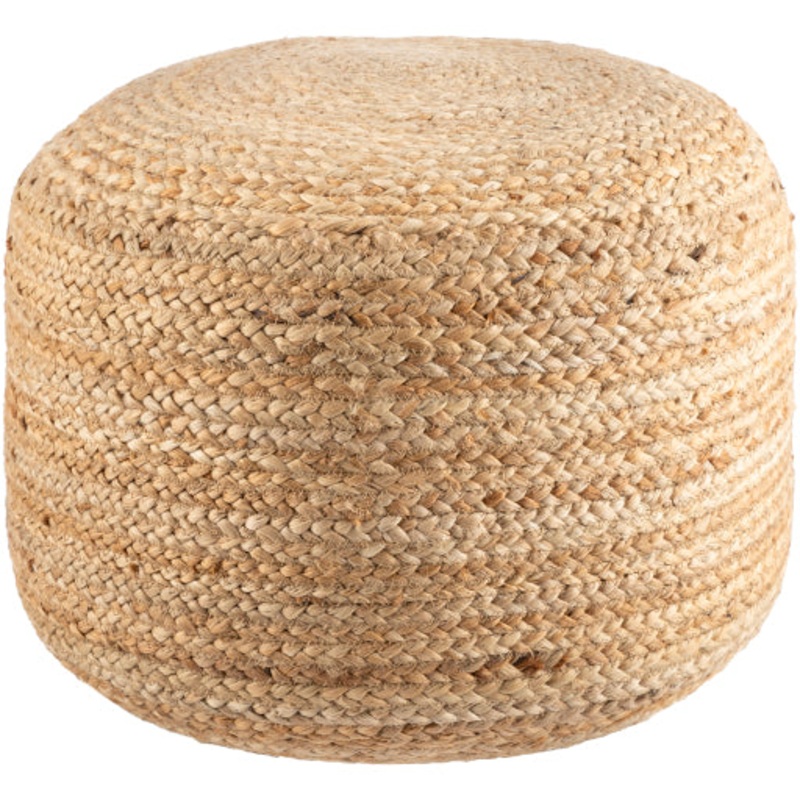 Charming Cottage Woven Pouf