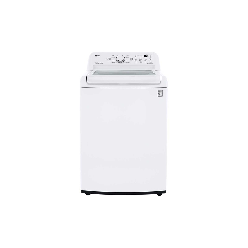 Lg WT7000CW 4.5 Cu. Ft. Ultra Large Capacity Top Load Washer With Turbodrum Technology