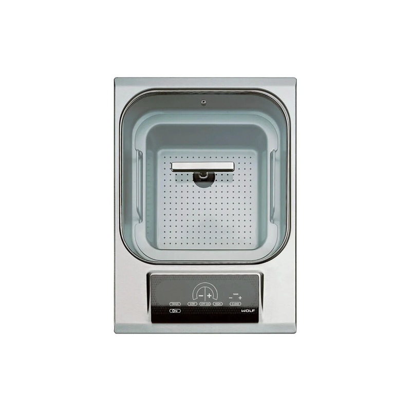 Wolf IS15/S 15″ Stainless Steel Electric Steamer Module