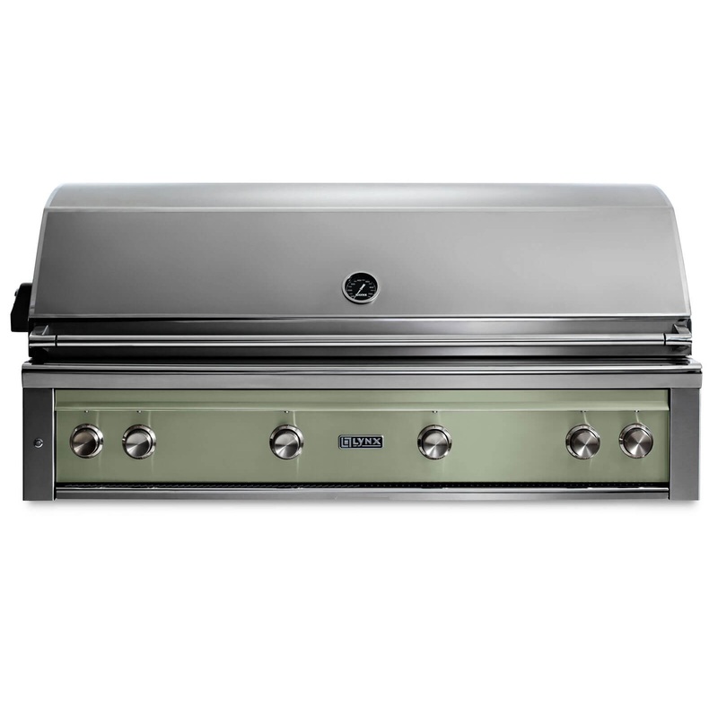 Lynx L54TRDSLP 54″ Built-In Grill – 1 Trident W/ Rotisserie – Desert Sage
