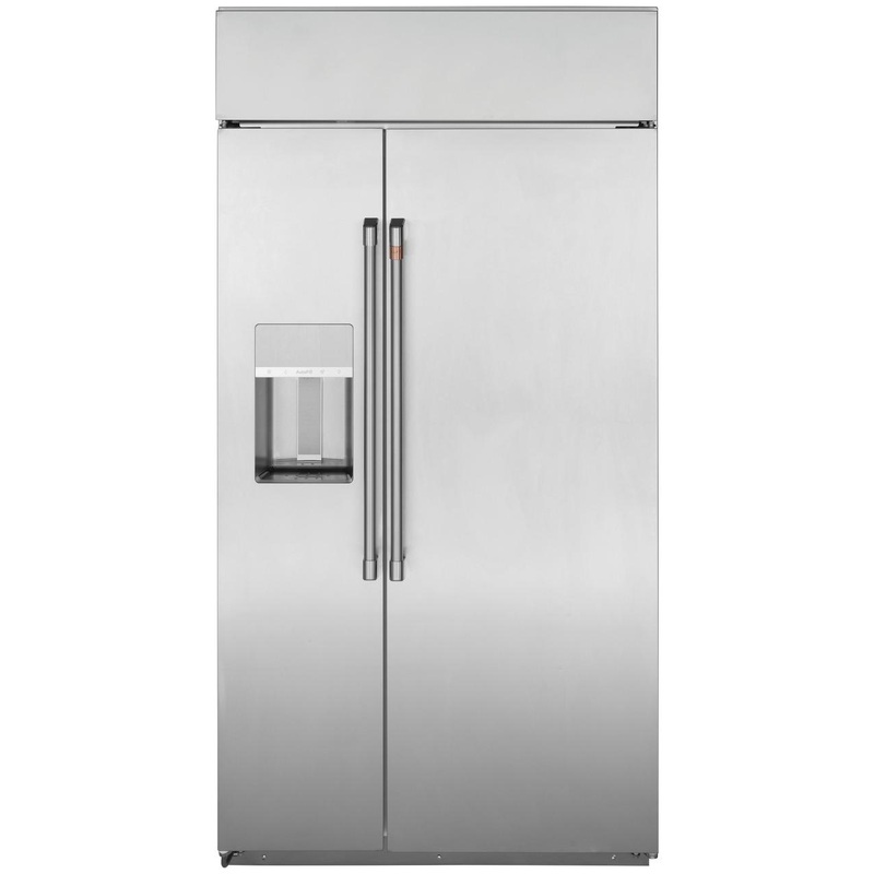 Caf(eback) 48″ Smart Built-In Side-by-Side Refrigerator with Dispenser