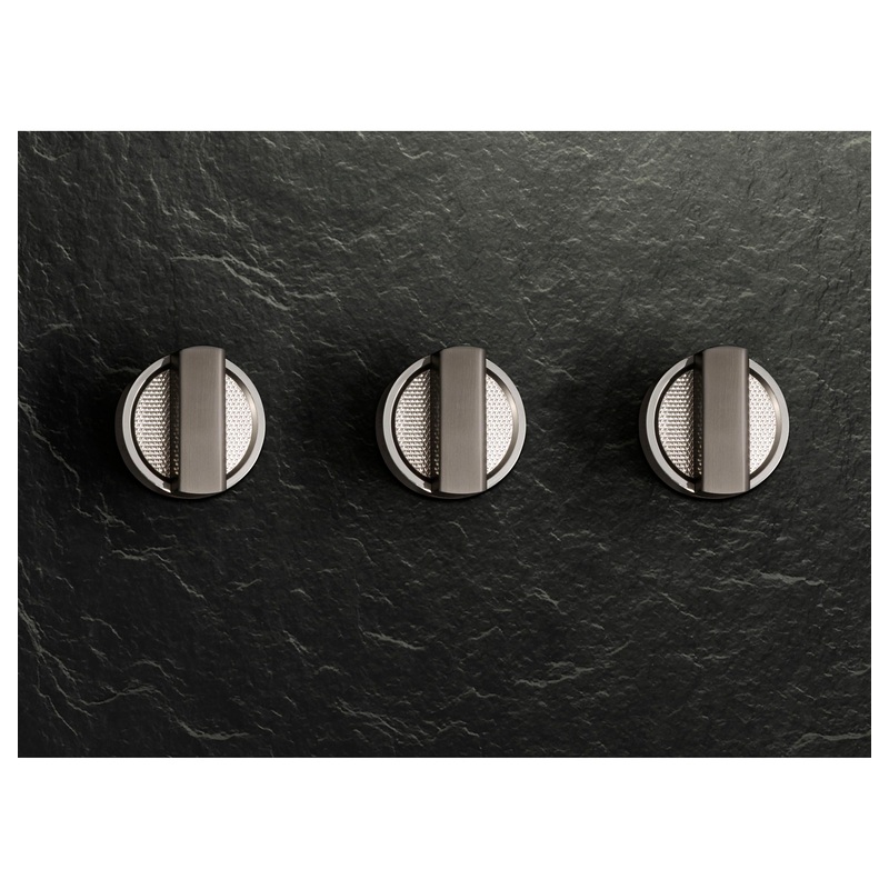 Monogram ZXPR48KKTT1 Monogram 48″ Designer Collection Titanium Knobs For Pro Range