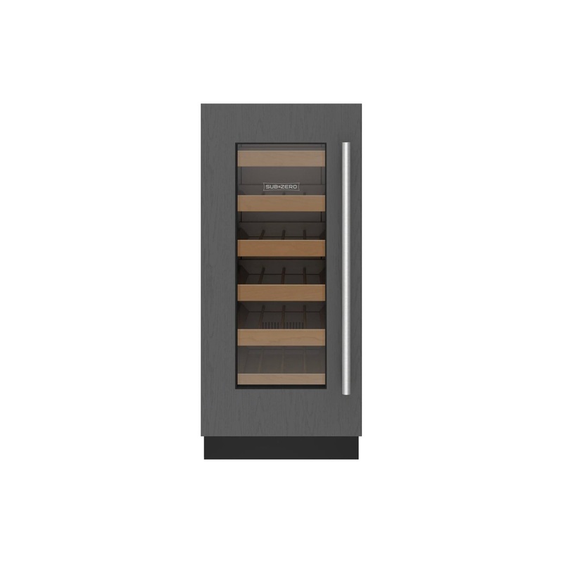 Sub-Zero Certified DEU1550W/L 15″ Stainless Steel Paneled Single Zone Wine Cooler